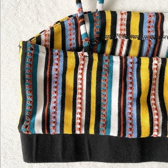 ZARA Striped Knit Crop Tank - Picture 7 of 10